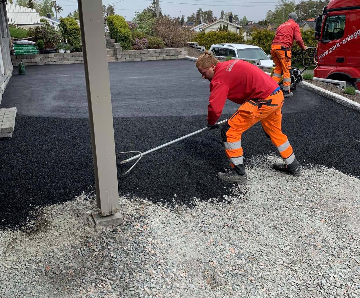 Asfaltering uteområde Park & Anlegg